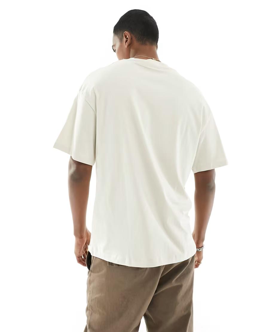 BEŻOWY T-SHIRT BASIC