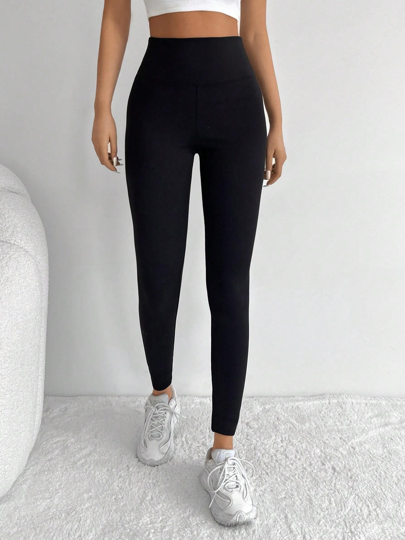 CZARNE LEGGINSY WYSOKI STAN