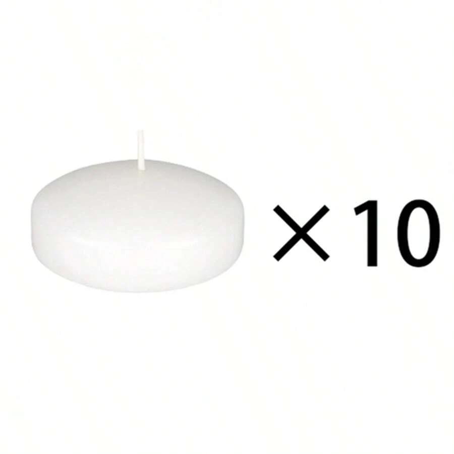 biała świeczka 10szt.