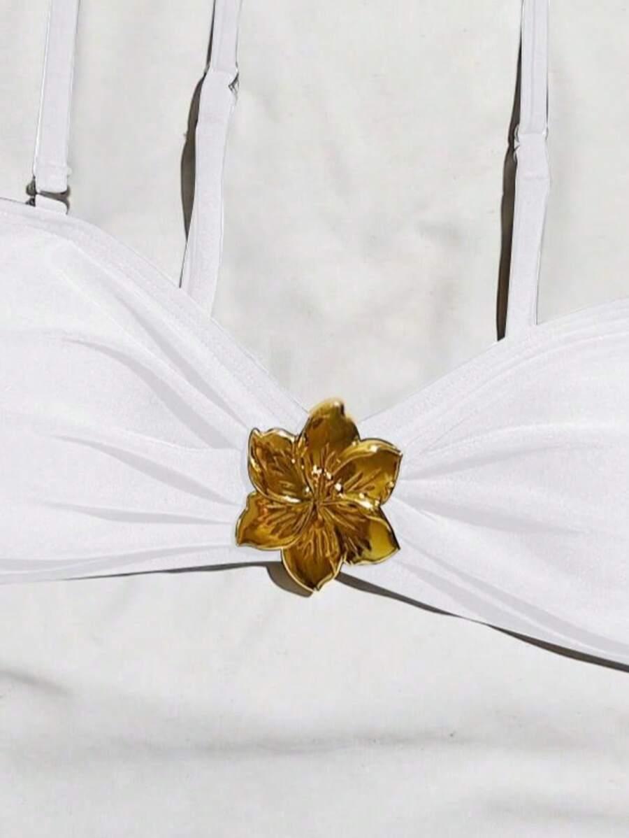 biała góra od bikini