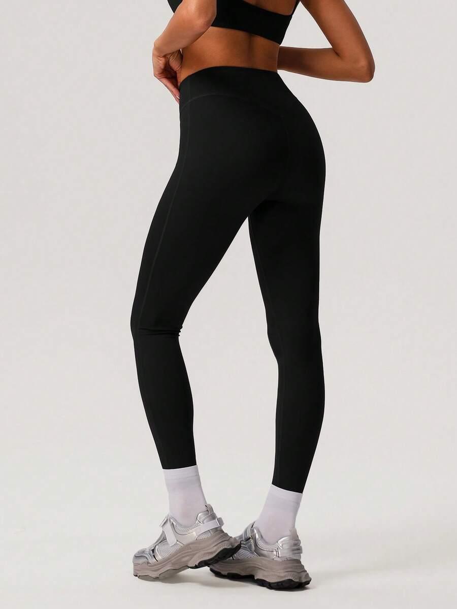 CZARNE LEGGINSY WYSOKI STAN 