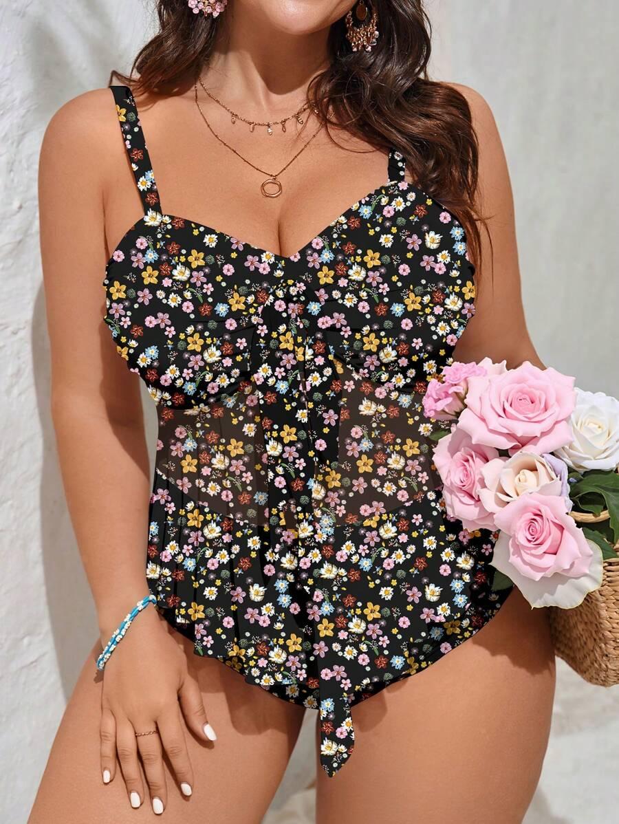DWUCZĘŚCIOWY STRÓJ KĄPIELOWY TANKINI