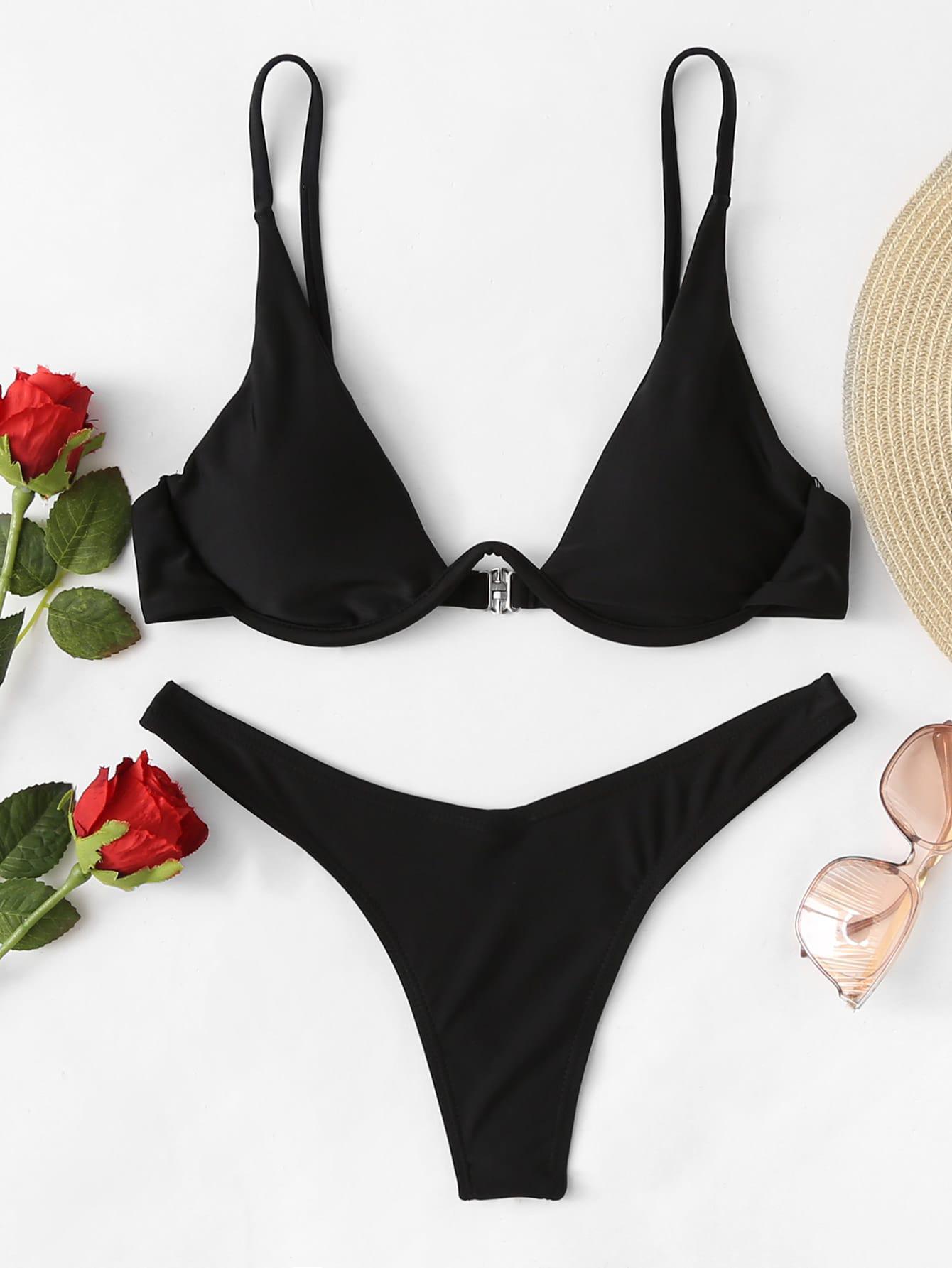 CZARNY KOMPLET BIKINI