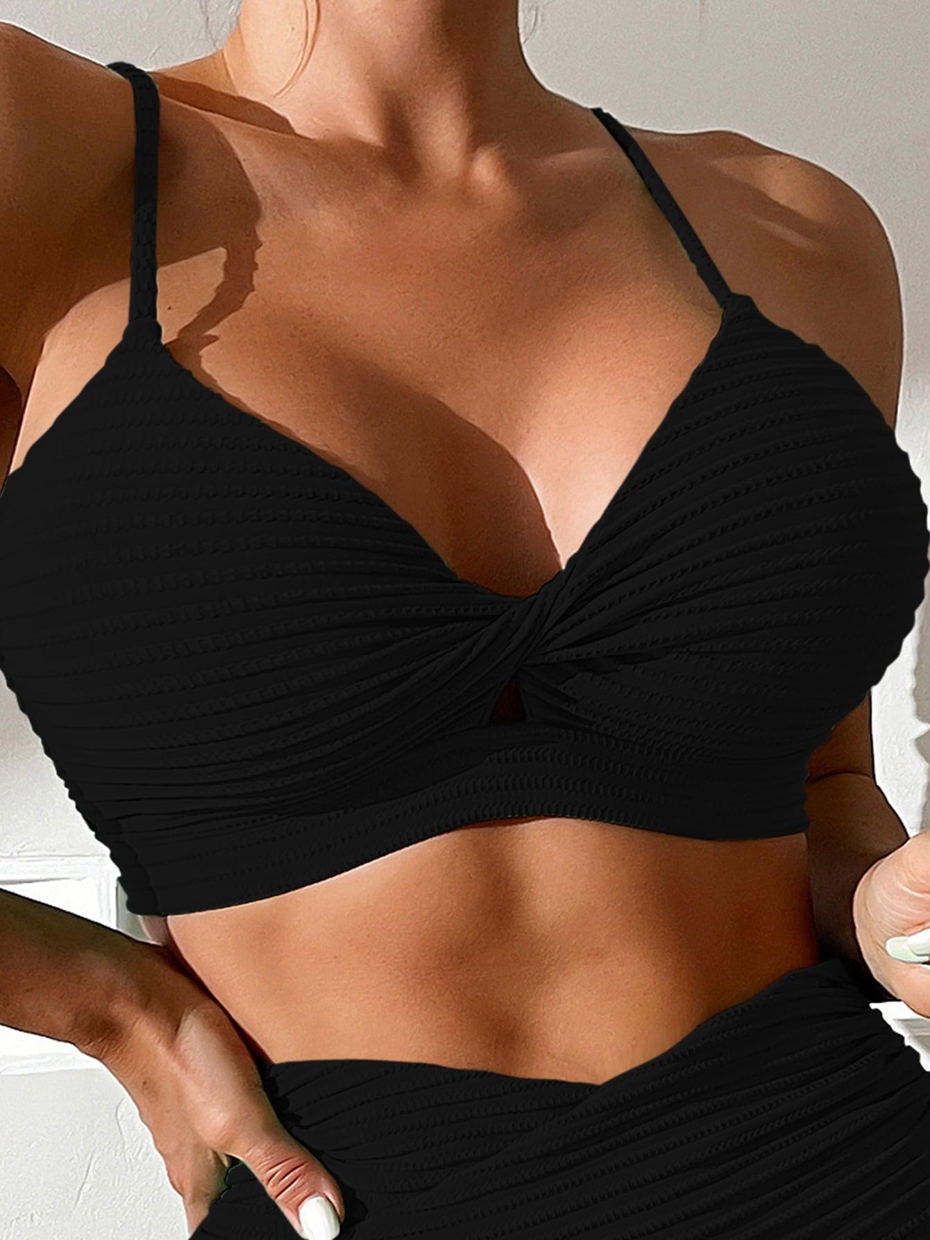 CZARNY KOMPLET BIKINI 