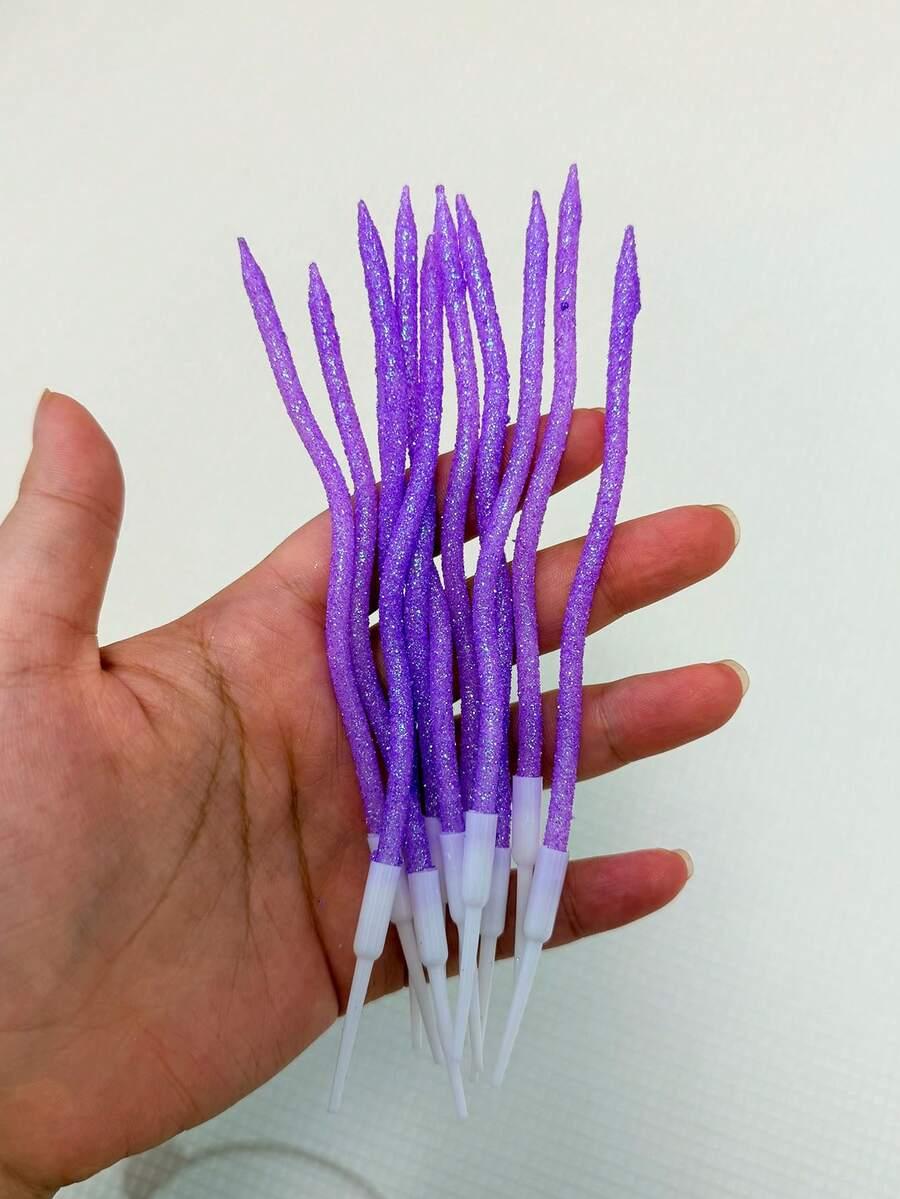 FIOLETOWE ŚWIECZKI 12-PACK