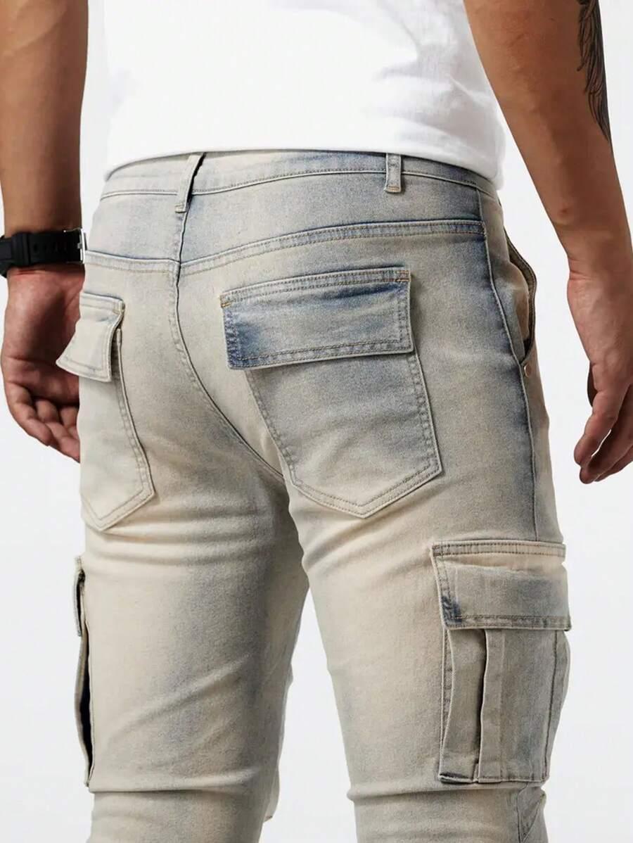 NIEBIESKIE SPODNIE JEANS