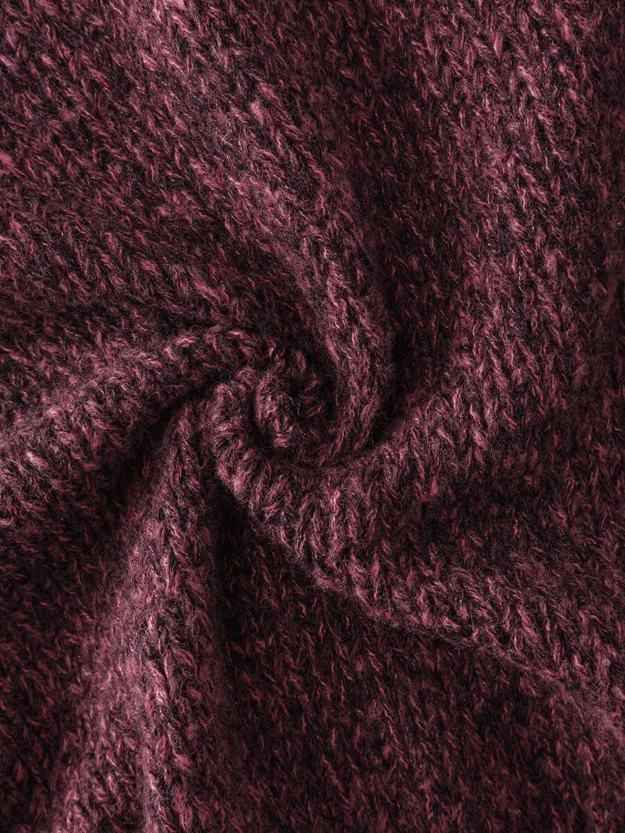 KRÓTKI SWETER DAMSKI Z GOLFEM