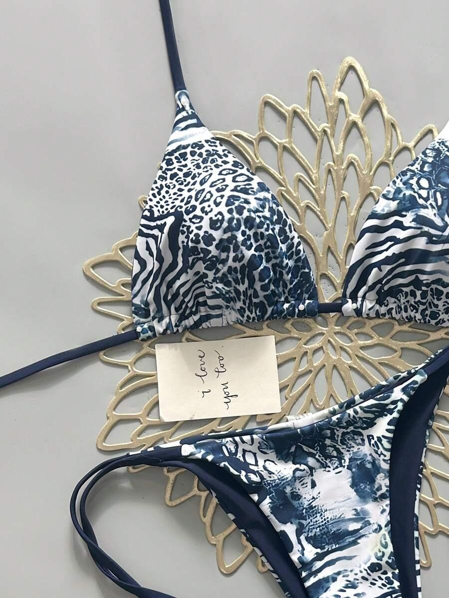 DÓŁ OD BIKINI ANIMAL PRINT