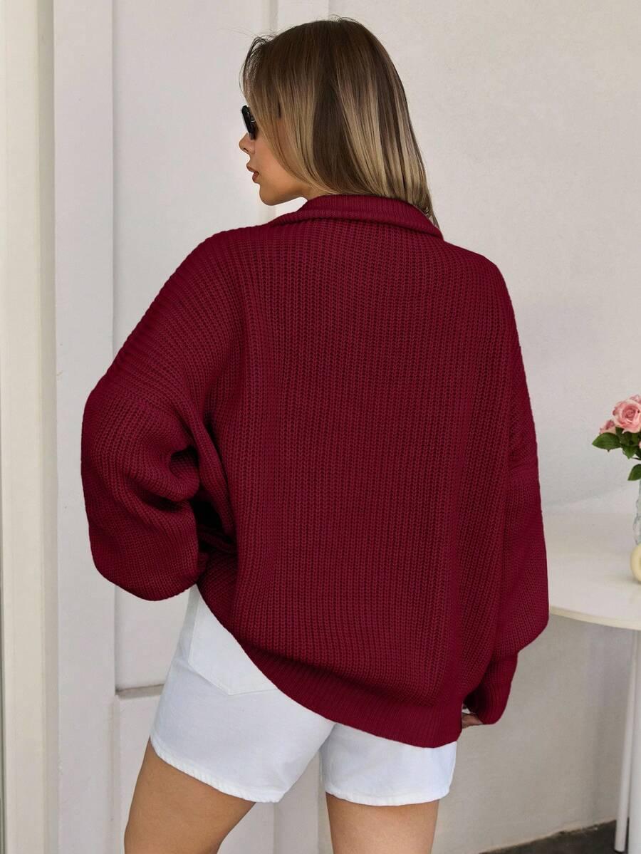 SWETER DAMSKI Z ZAMKIEM