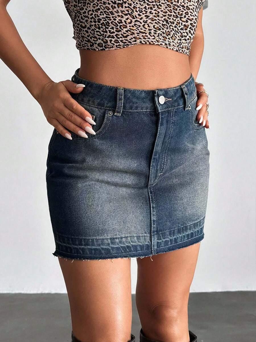 MINI SPÓDNICA JEANS