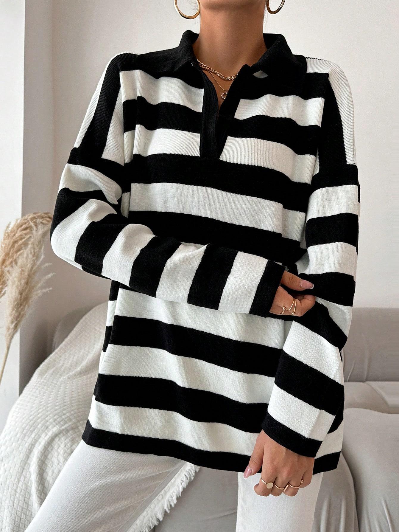 SWETER PASKI KONTRAST