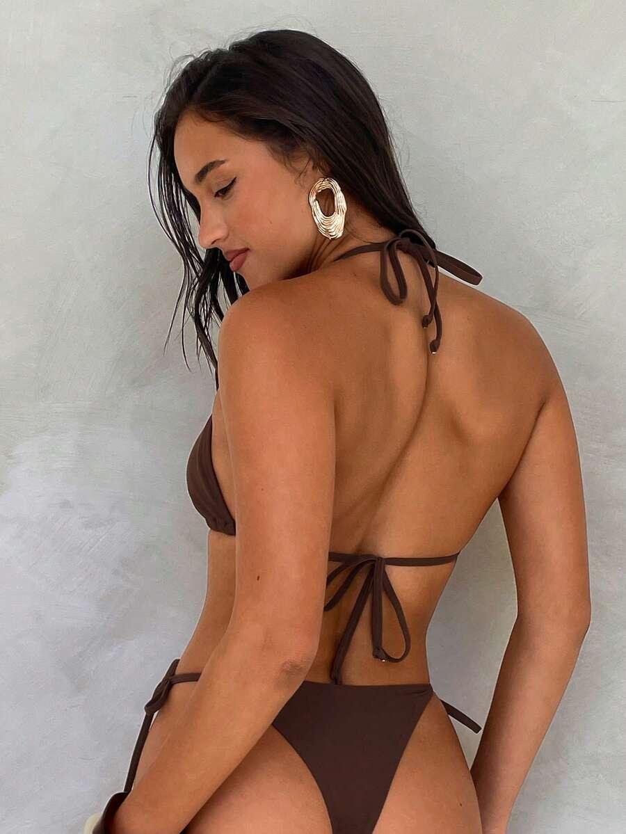 BRĄZOWY DÓŁ OD BIKINI