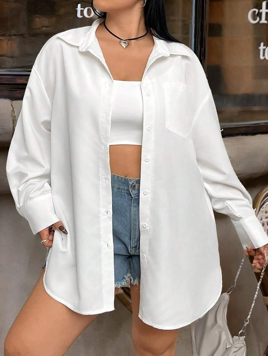 BIAŁA KOSZULA OVERSIZE