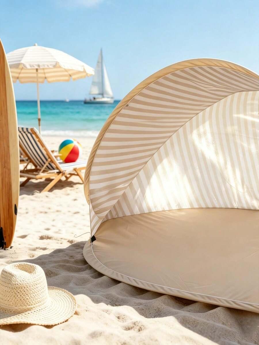 BEŻOWY NAMIOT PLAŻOWY