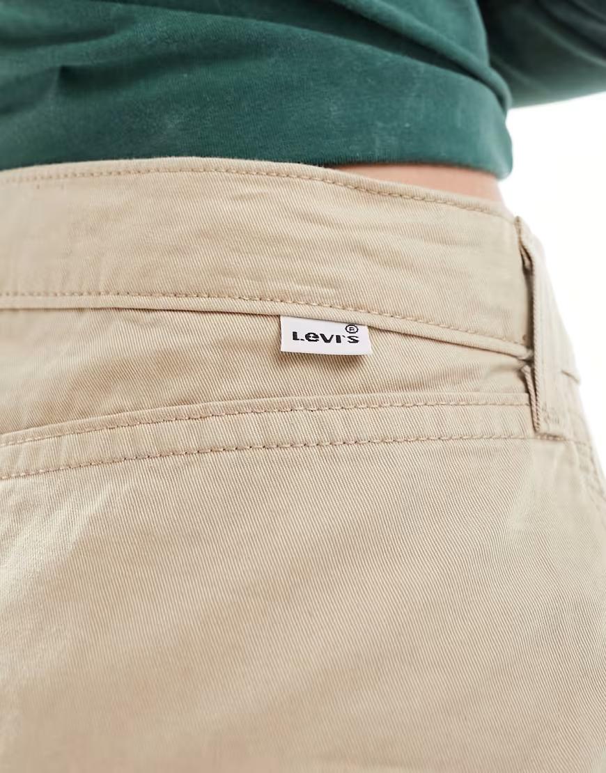 BEŻOWA MINI SPÓDNICA JEANS 