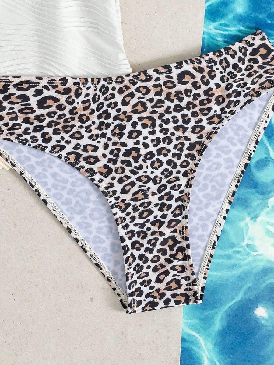 DWUCZĘŚCIOWY STRÓJ KĄPIELOWY ANIMAL PRINT