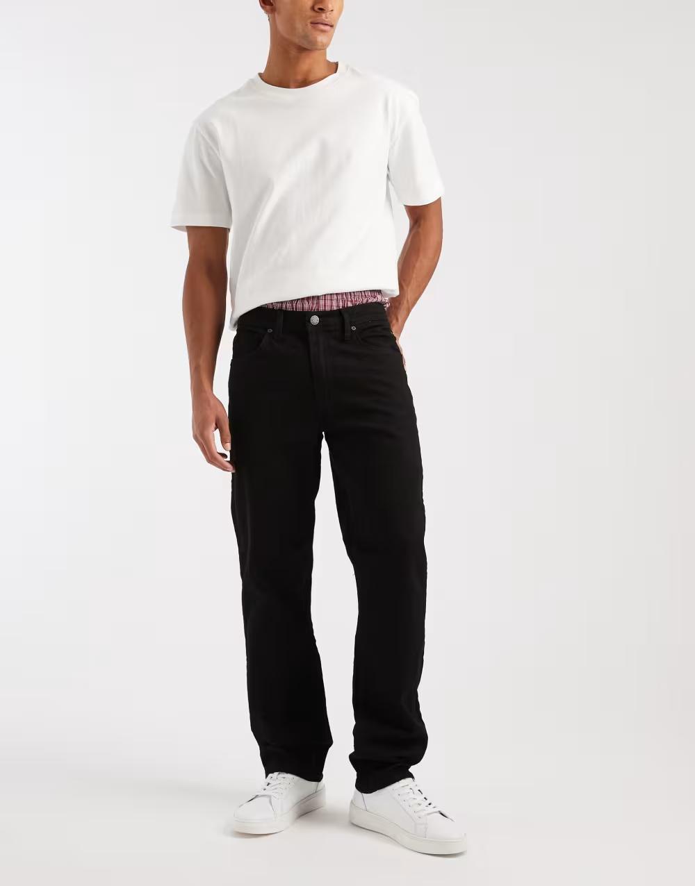 CZARNE SPODNIE JEANS