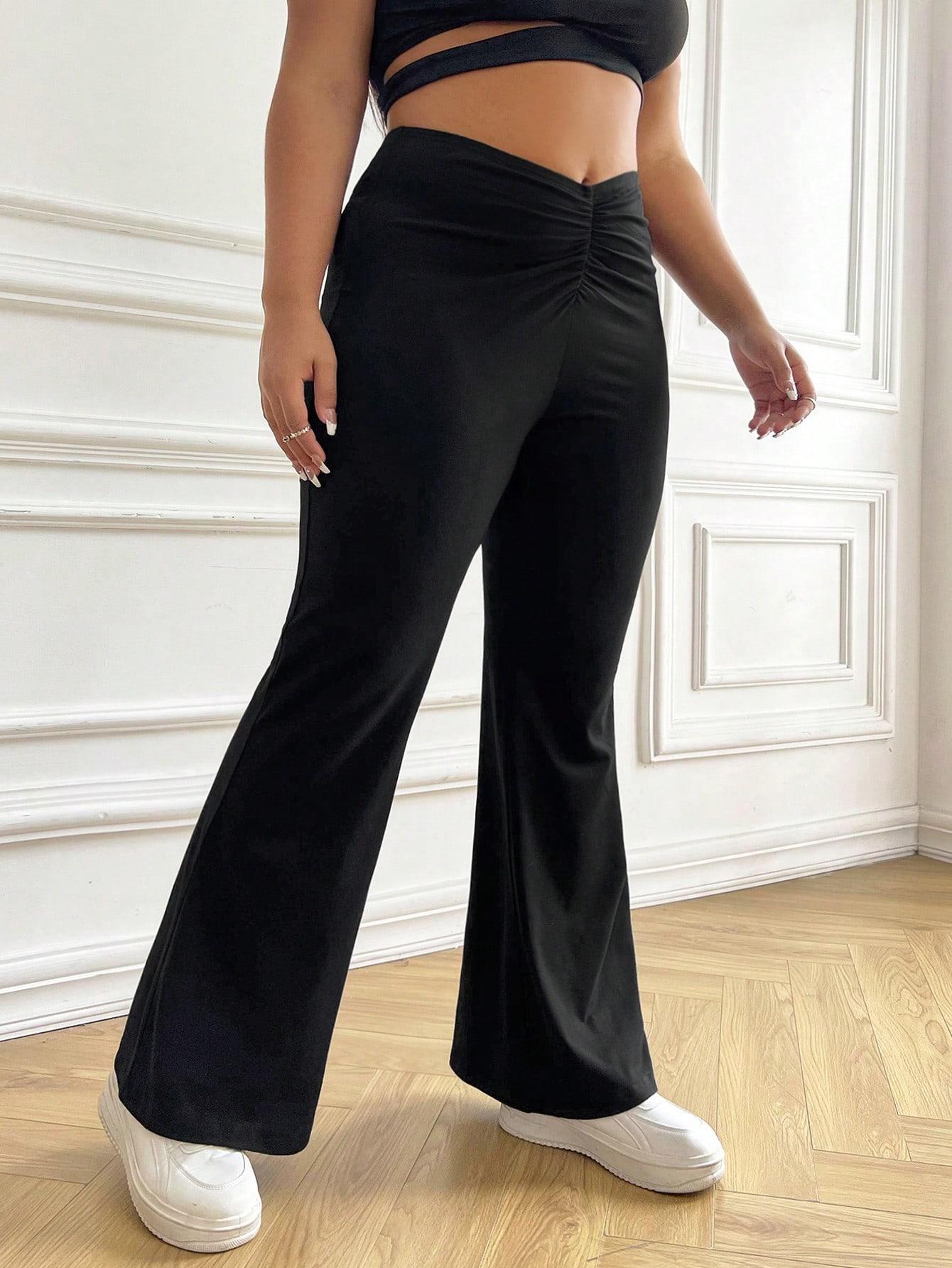 CZARNE LEGGINSY FLARE