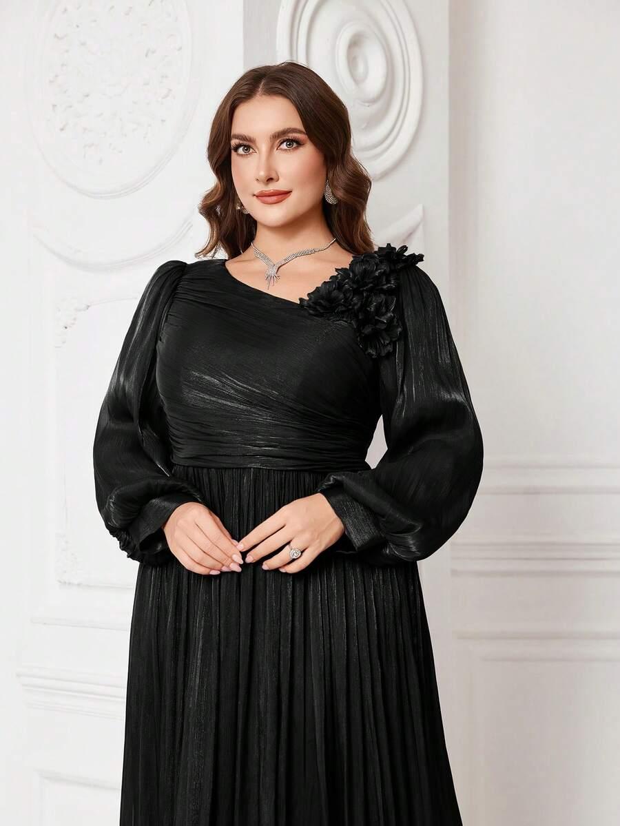 czarna maxi sukienka