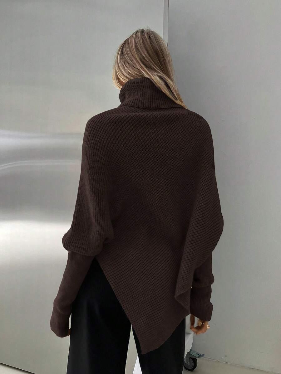 BRĄZOWY SWETER GOLF 