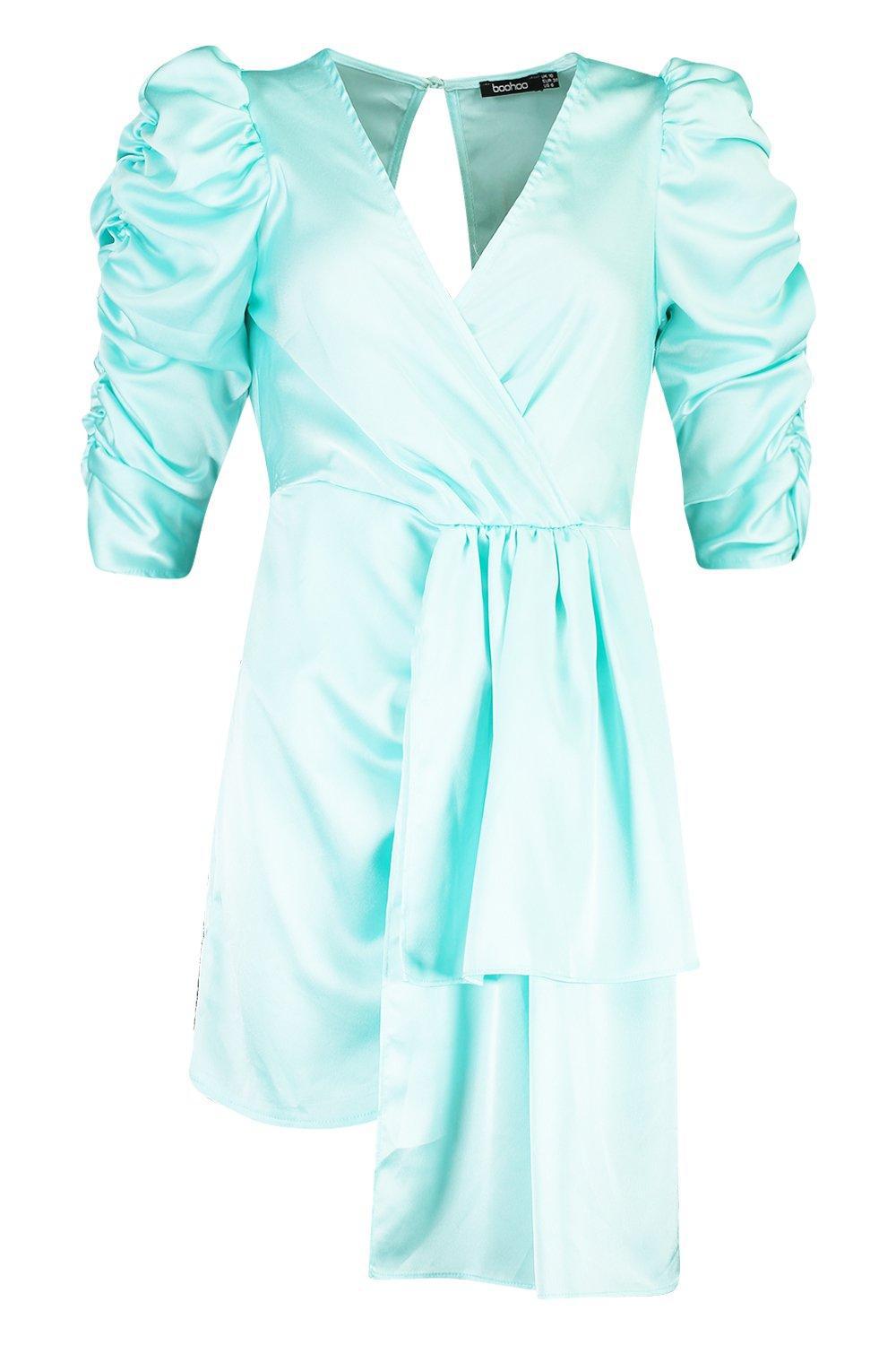 NIEBIESKA MINI SUKIENKA