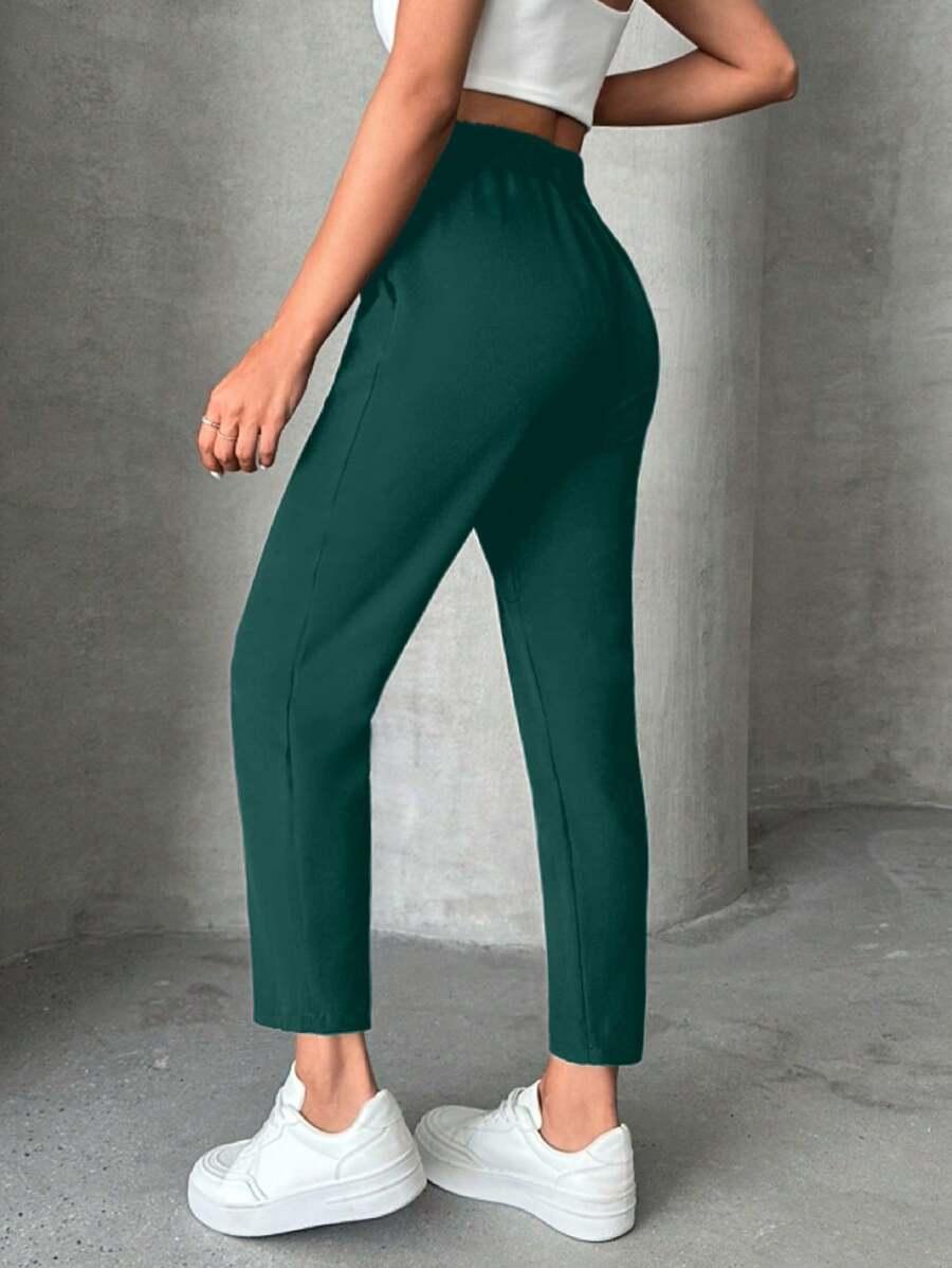 ZIELONE SPODNIE CASUAL