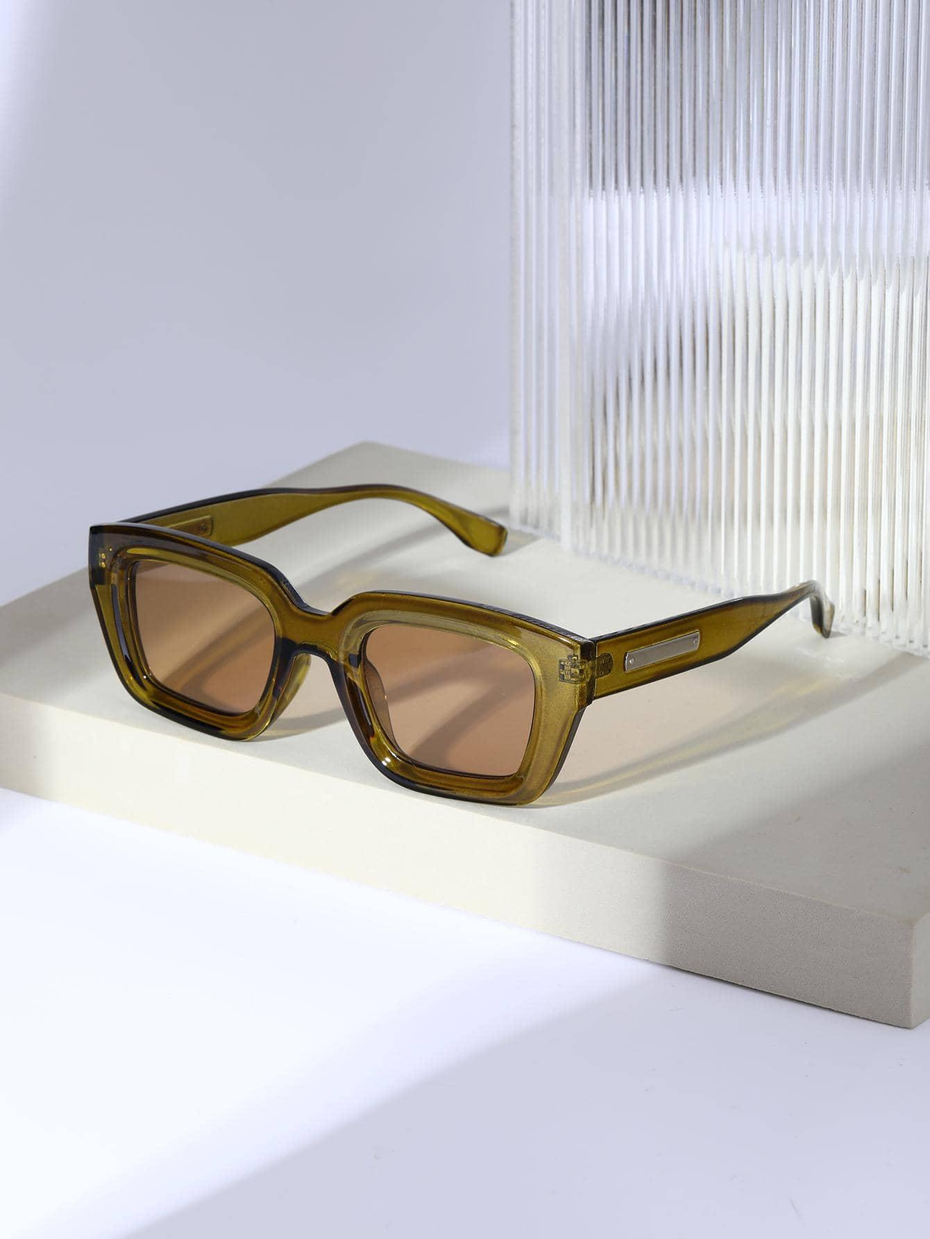 zielone okulary przeciwsłoneczne