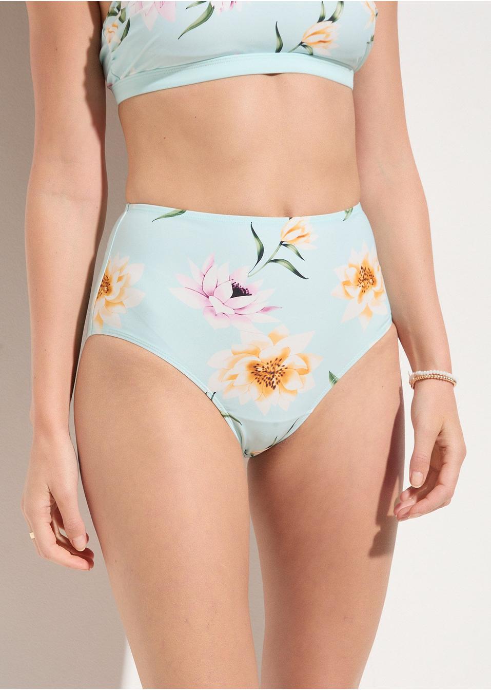 DÓŁ OD BIKINI W KWIATY