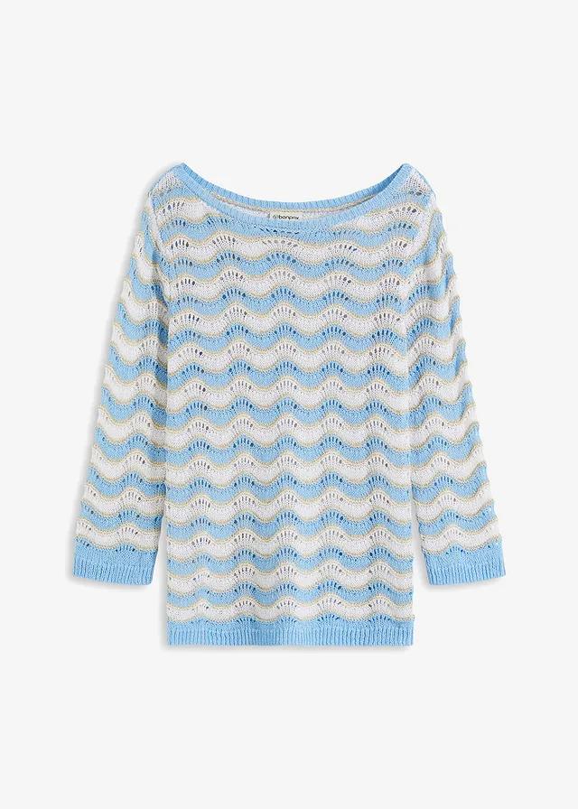 SWETER AŻUROWY DAMSKI