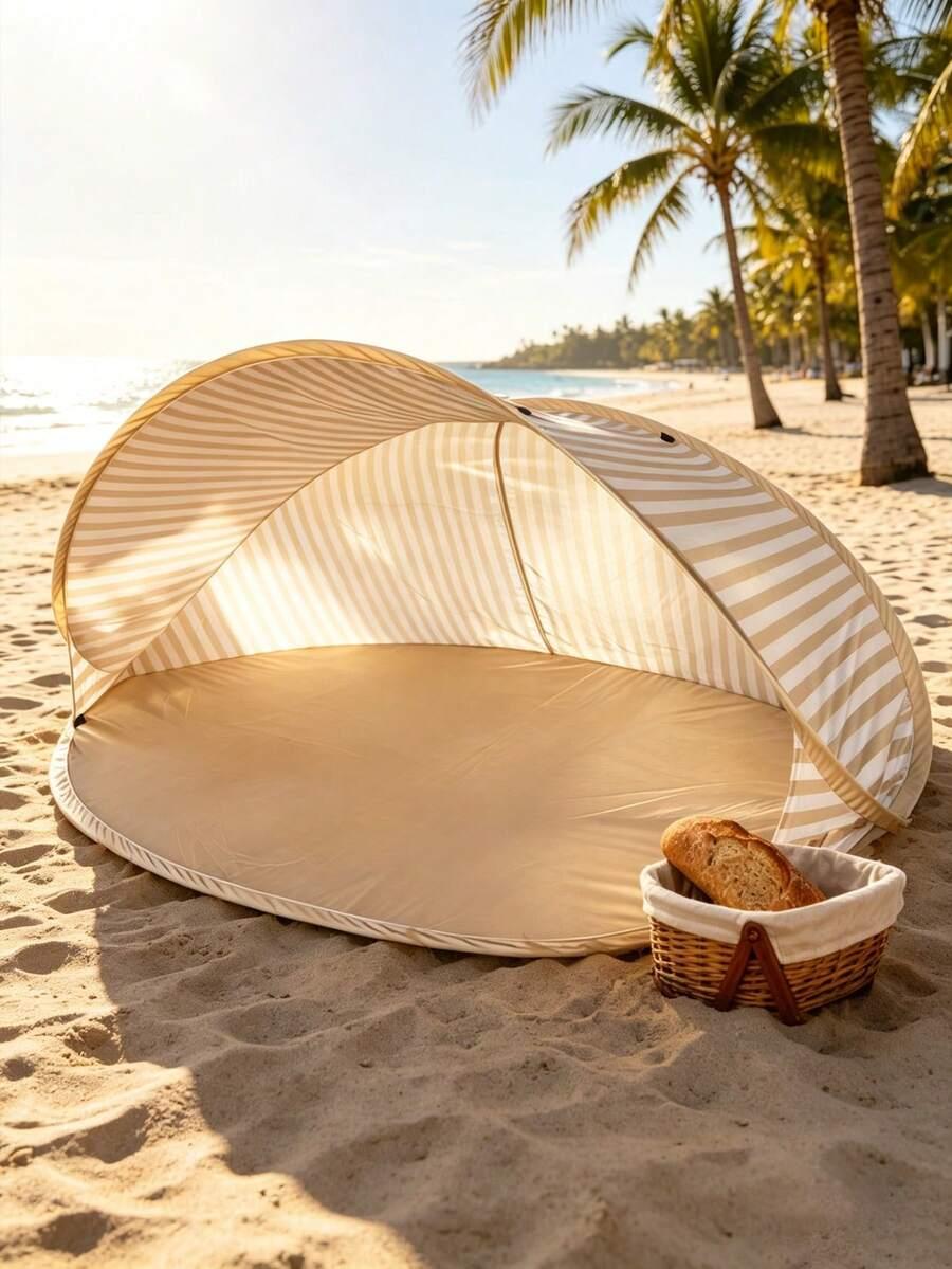BEŻOWY NAMIOT PLAŻOWY