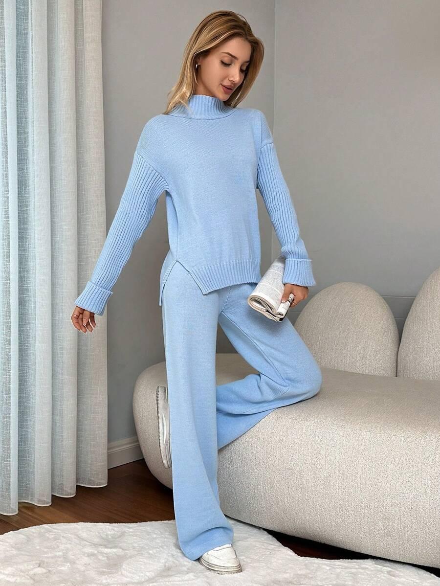 KOMPLET SWETER SPODNIE