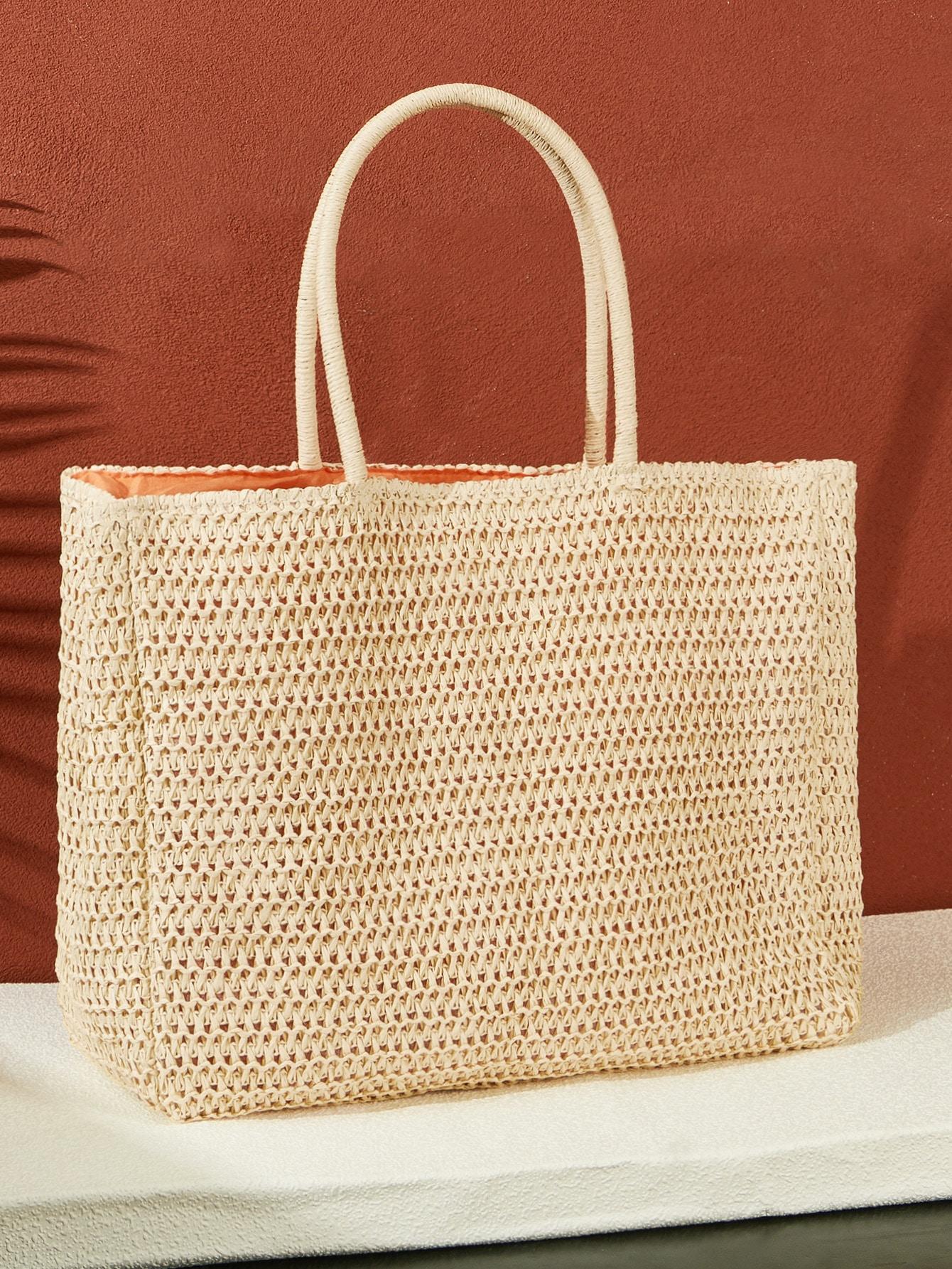 beżowa torba plażowa