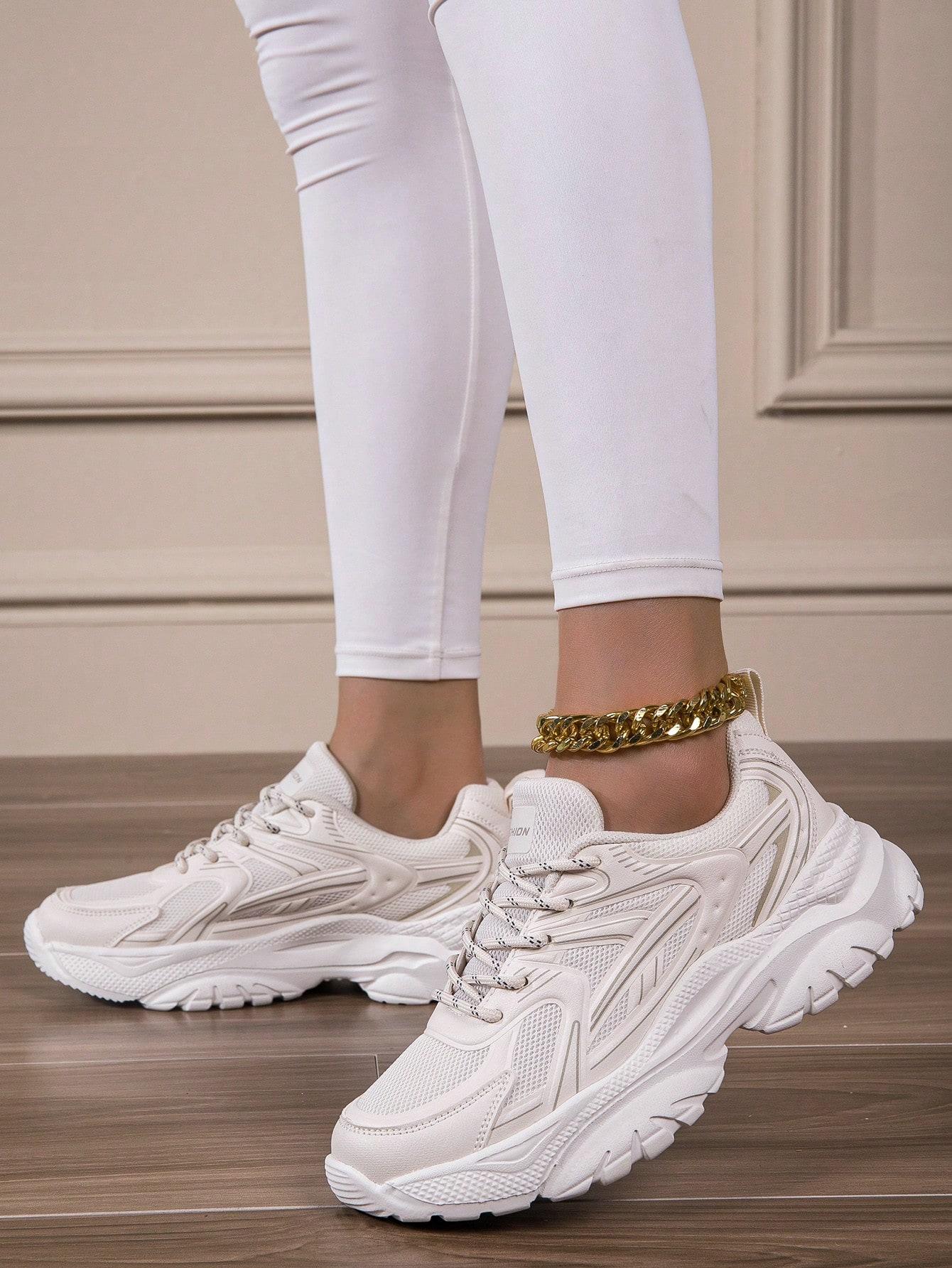 KREMOWE BUTY SPORTOWE