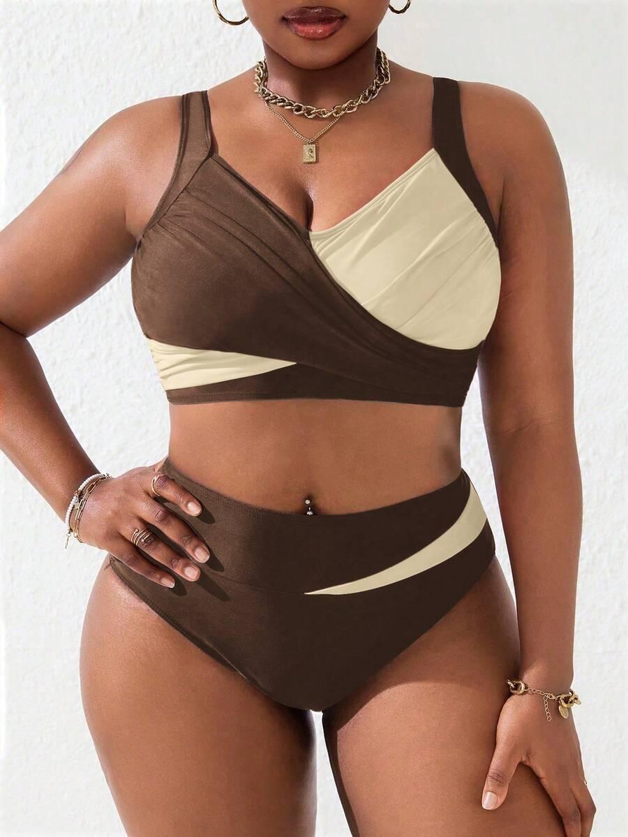 brązowy dół od bikini