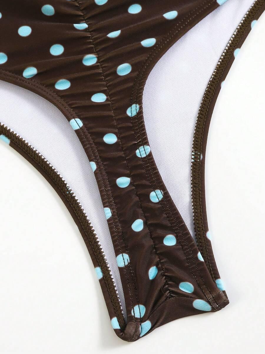 dół od bikini groszki