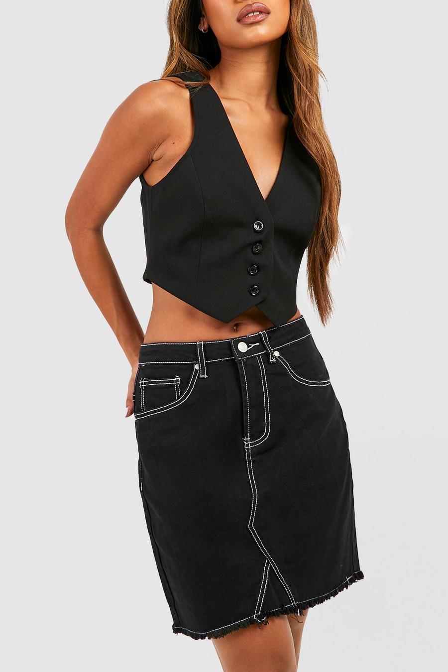 SPÓDNICA JEANSOWA MINI