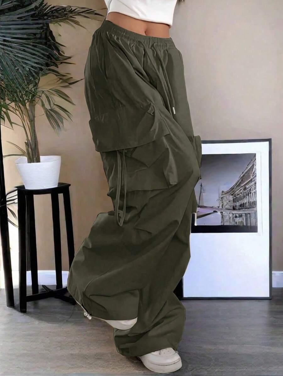 ZIELONE SPODNIE CASUAL