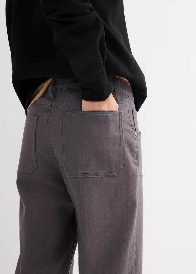 szare spodnie jeans