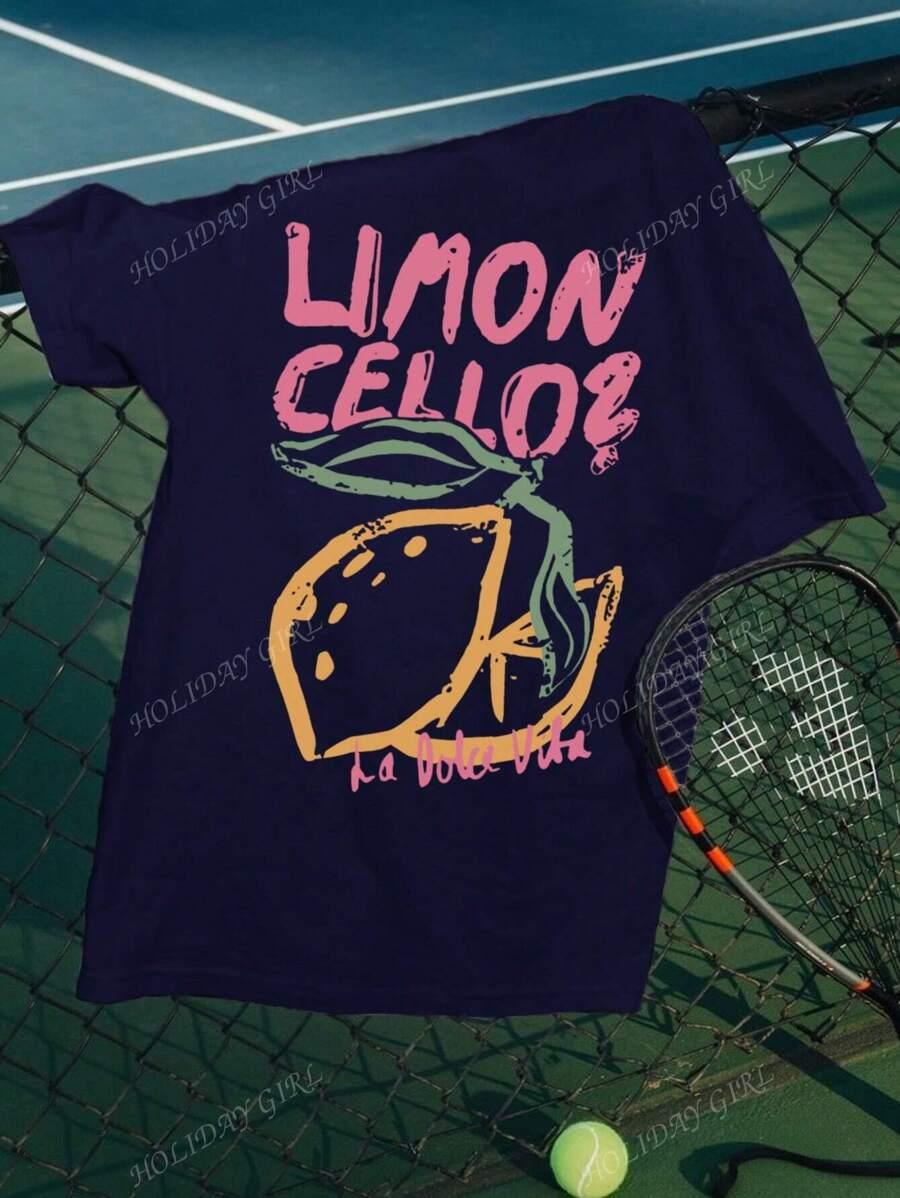 T-SHIRT DAMSKI Z NADRUKIEM