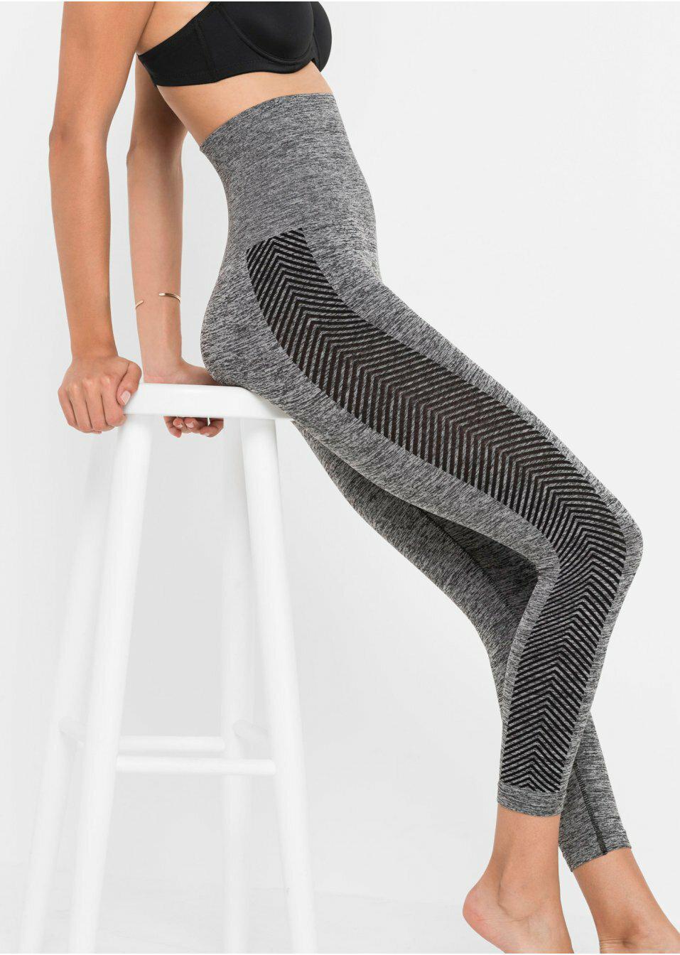 LEGGINSY SPORTOWE SZARE