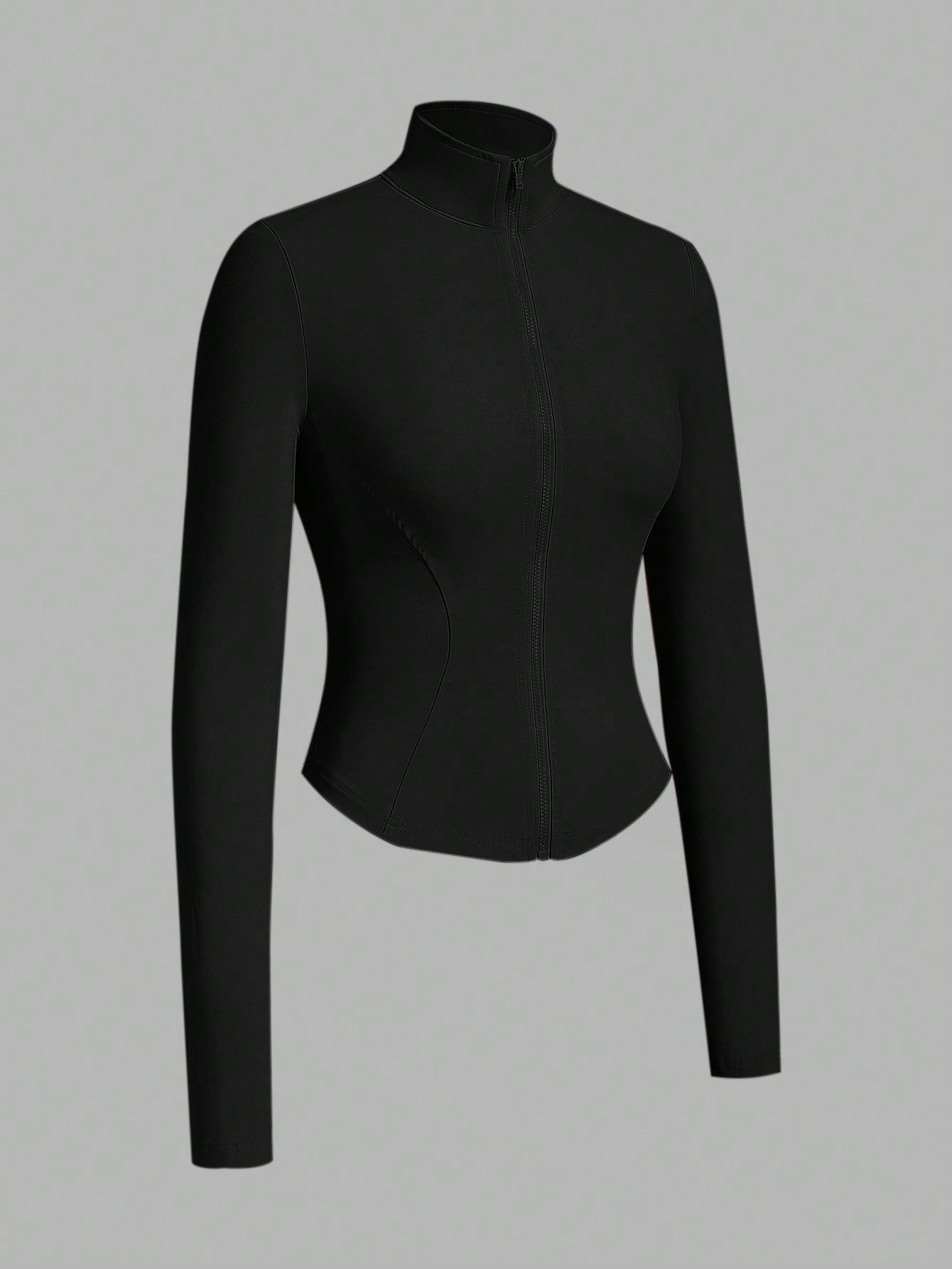 CZARNA ROZPINANA BLUZA