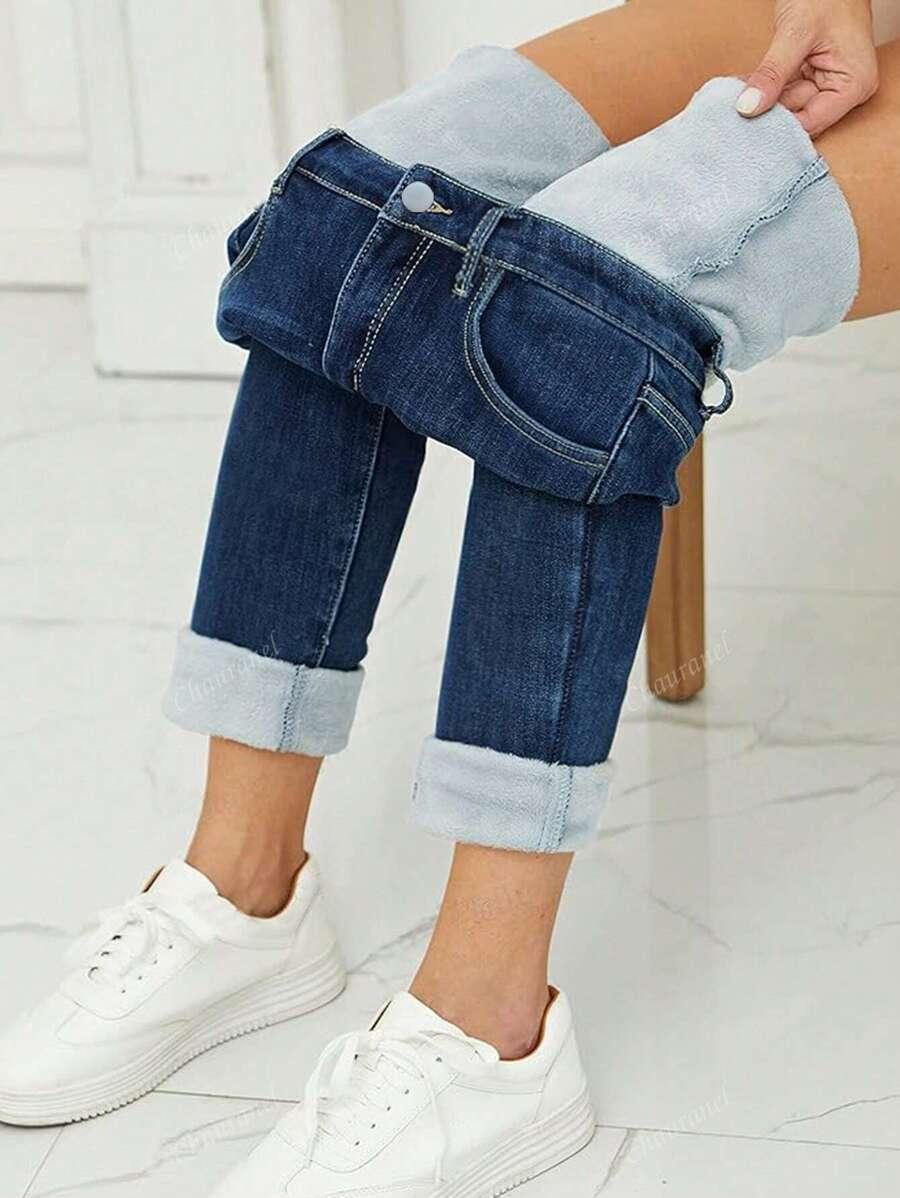 NIEBIESKIE SPODNIE JEANS RURKI
