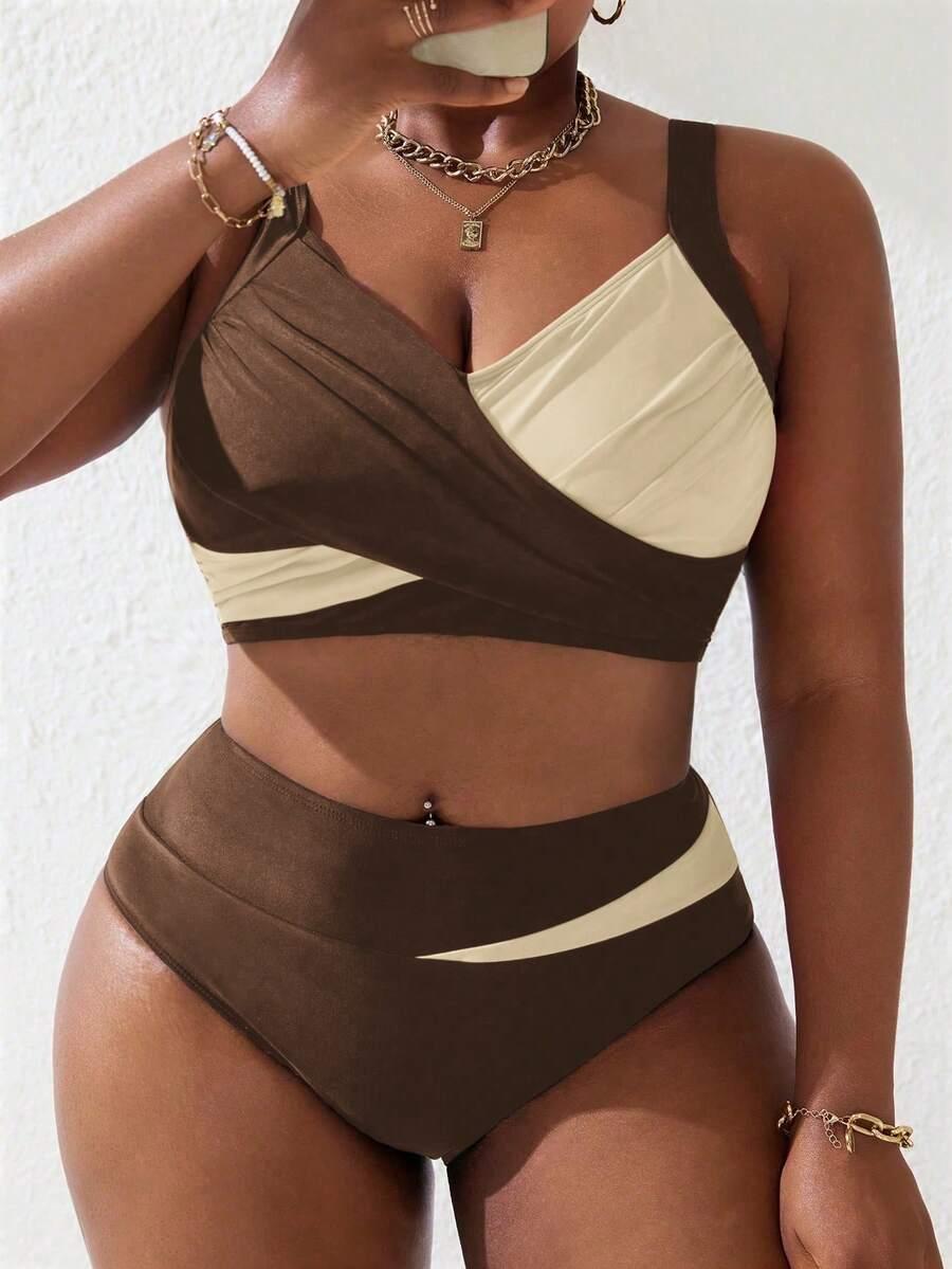 brązowy dół od bikini