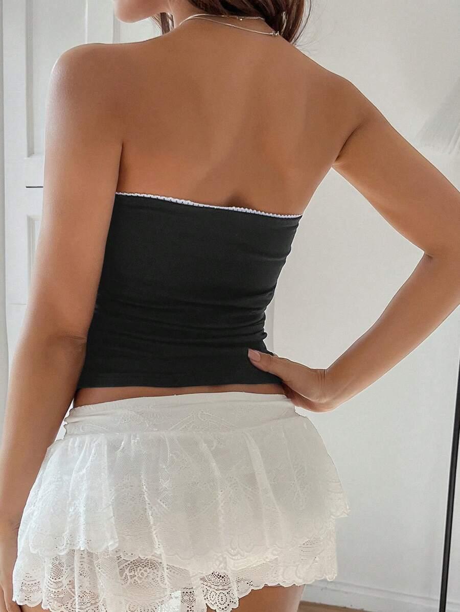 czarny top tuba 