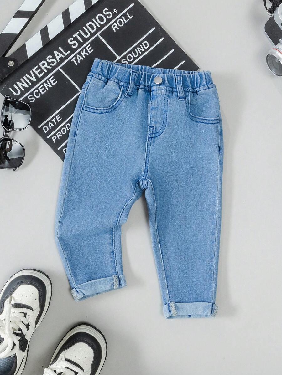 SPODNIE JEANS PROSTA NOGAWKA