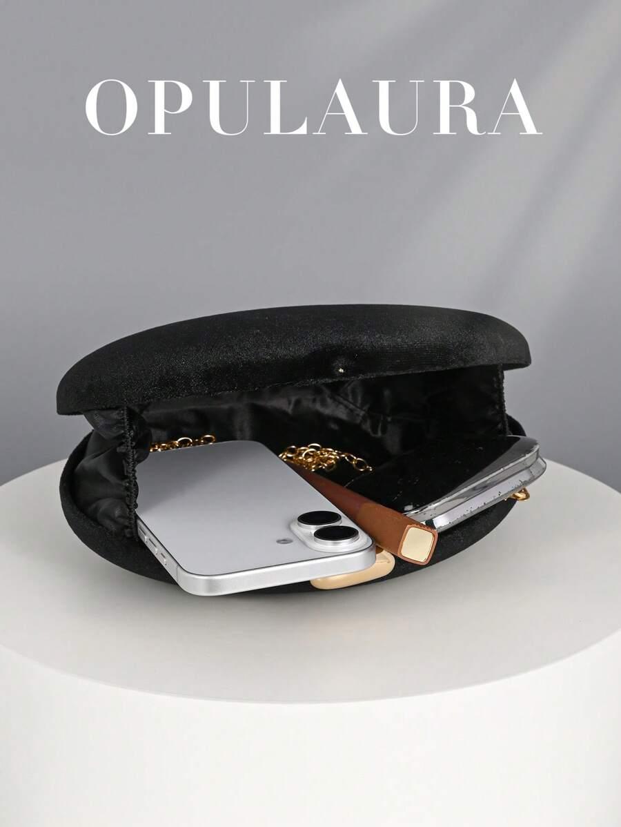 CZARNA TOREBKA ŁAŃCUSZEK