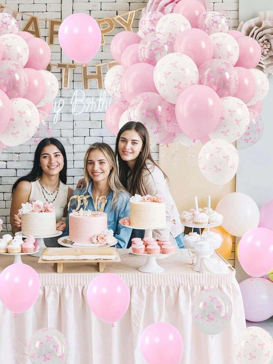 balony różowe 30-pack