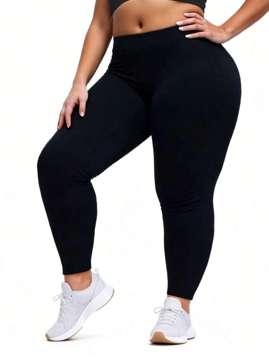 czarne legginsy 2-pack