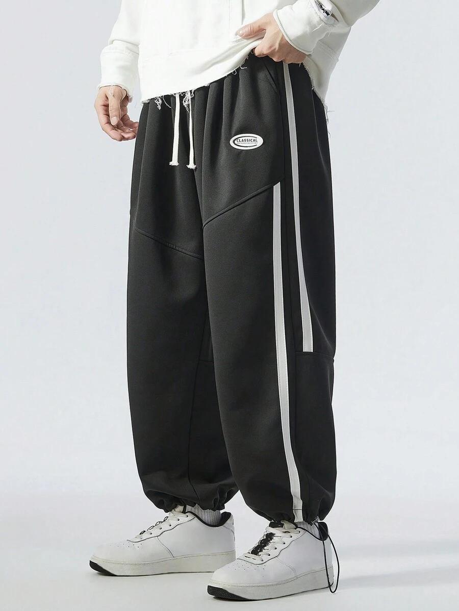 czarne spodnie casual 
