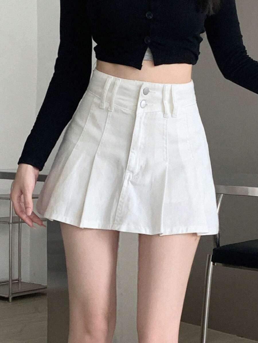 JEANSOWA MINI SPÓDNICA